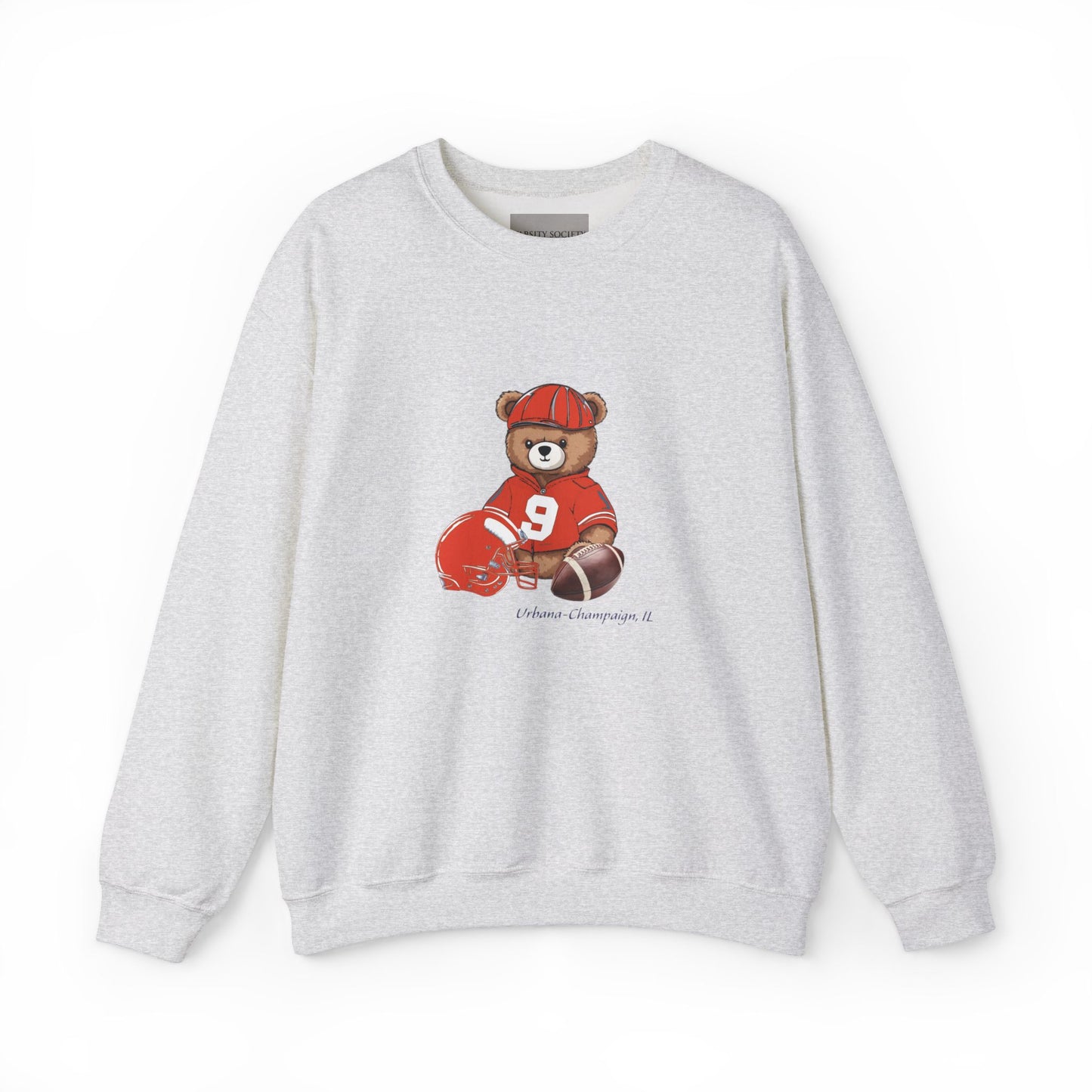 Varsity Teddy Crewneck Urbana-Champaign IL