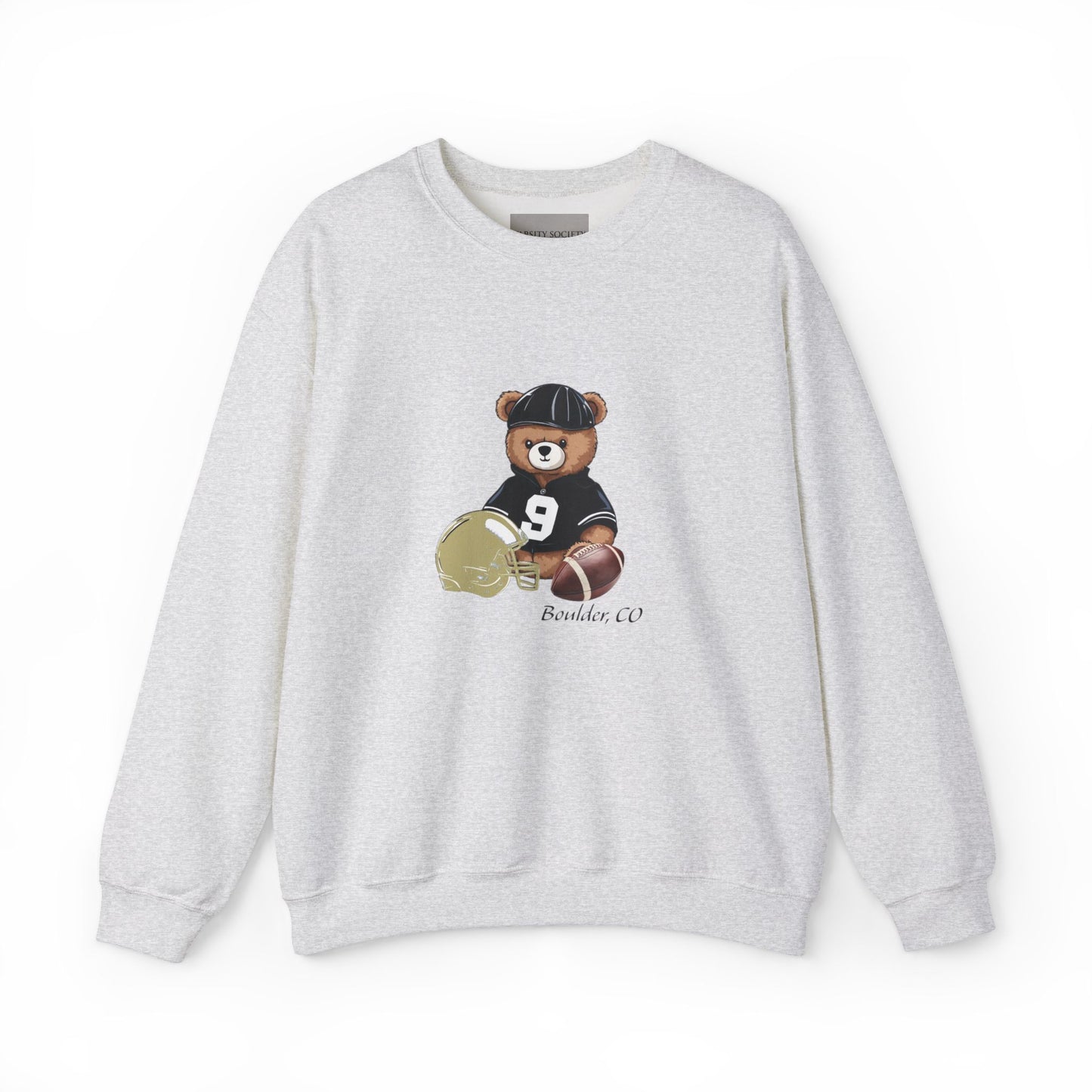 Varsity Teddy Crewneck Boulder CO