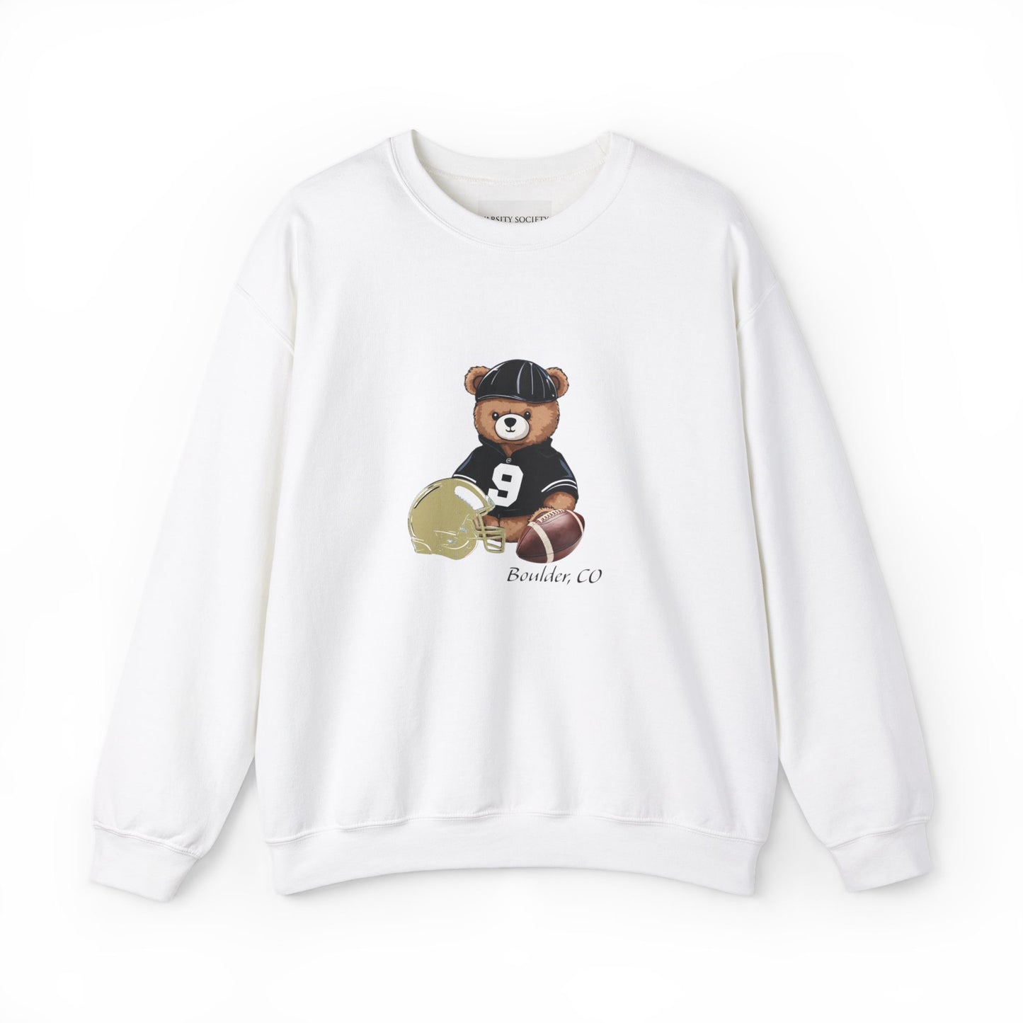 Varsity Teddy Crewneck Boulder CO