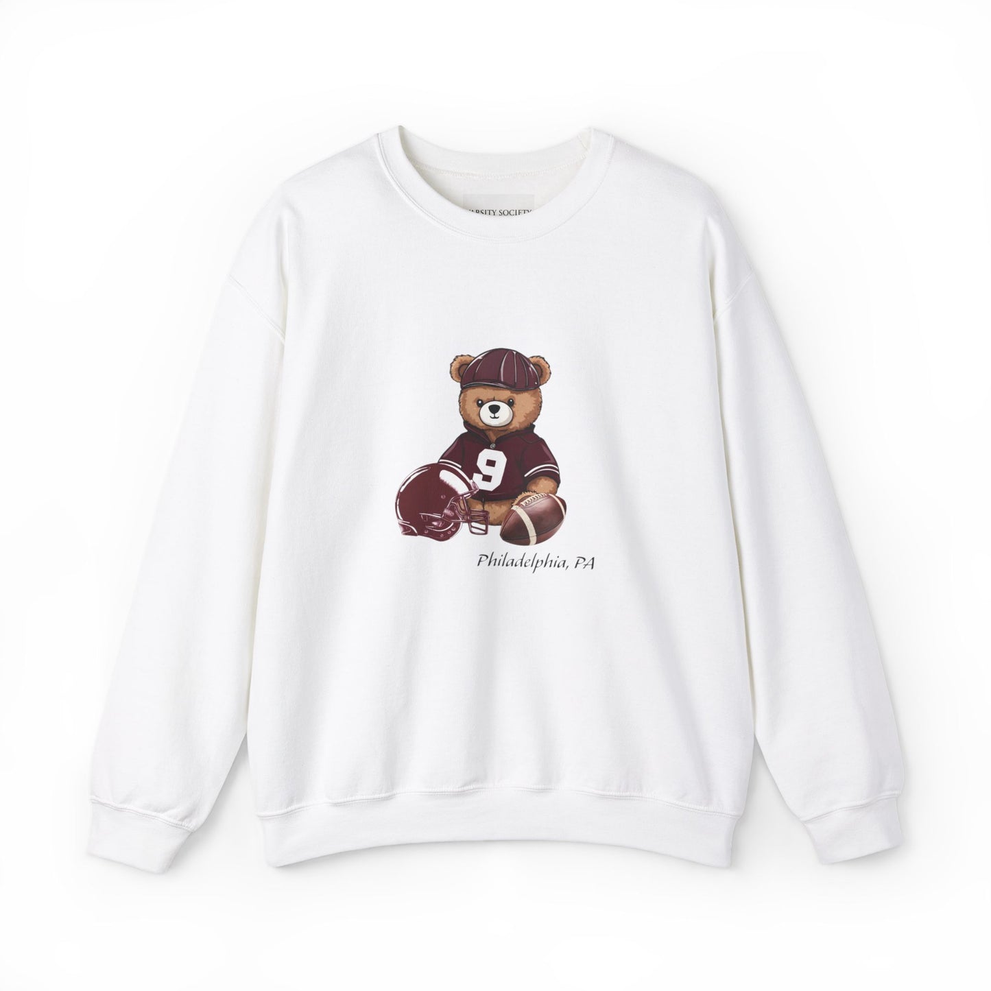 Varsity Teddy Crewneck Philadelphia PA